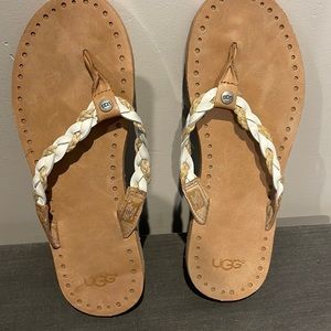 UGG sandals, all leather.